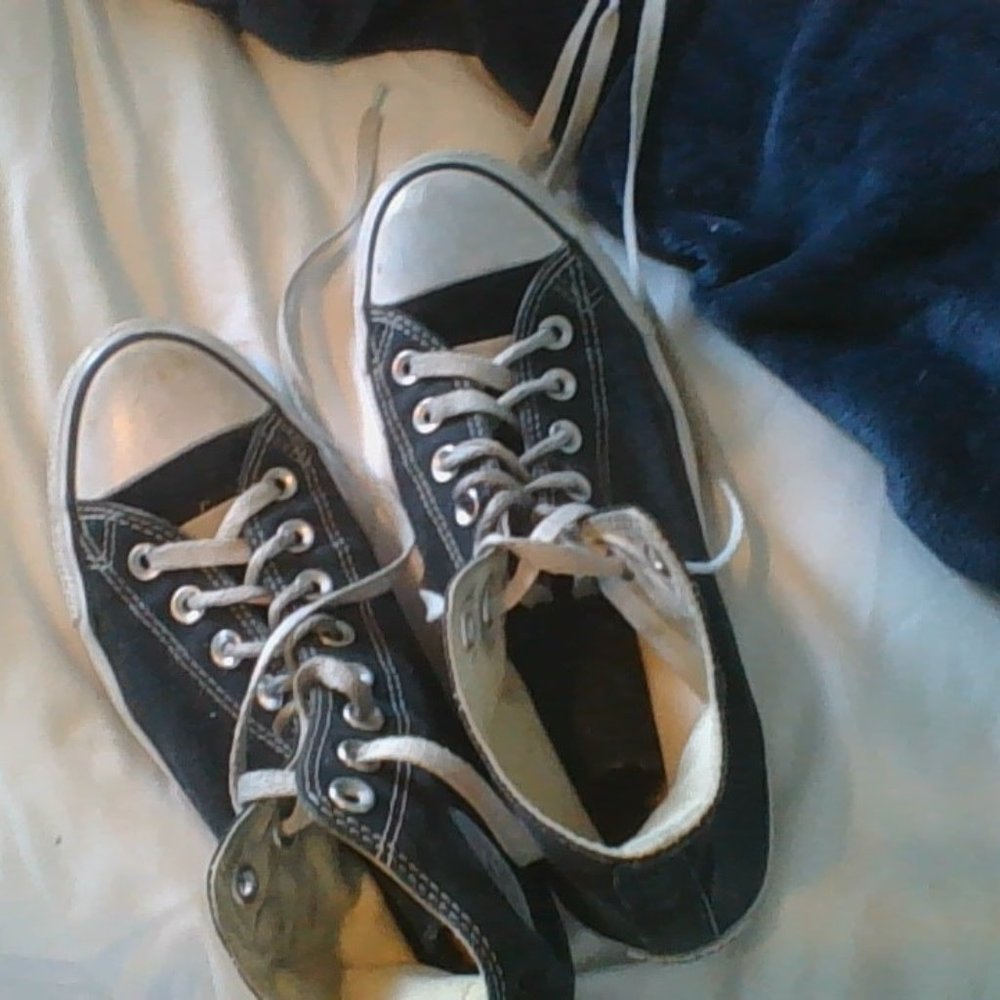 Black Converse size 9/7
